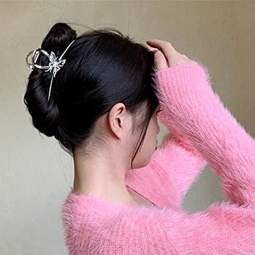 Houchu Korean Clip za kosu Metal Veliki ženski frizerski čepi za glavu Back Head Oprema za kosu Dama Hair Crab Ženska bareta
